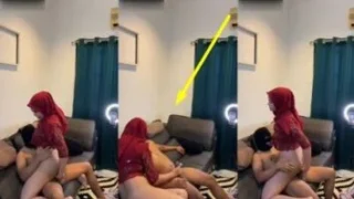 Dua Wanita Hijabers Threesome Mantap Banget